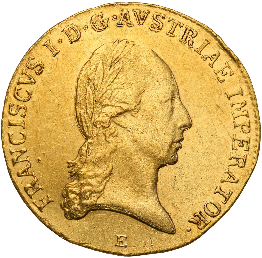 Austria. Franciszek II Habsburg (1792-1835). Dukat 1821 E, Karlsburg